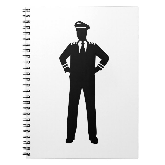 Caderno Espiral Piloto da linha aérea (Frente)