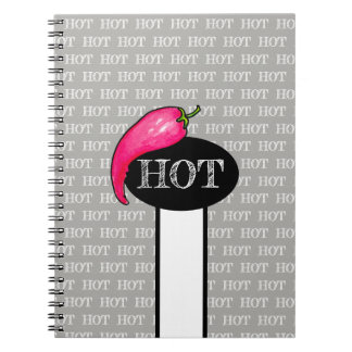 Caderno Espiral Pimenta