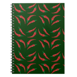 Caderno Espiral pimenta, cozinha