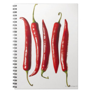 Caderno Espiral Pimentas de pimentão em seguido