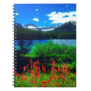 Caderno Espiral Pincéis Indígenas Flores Silvestres