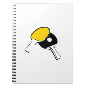 Caderno Espiral   Ping Pong Paddes