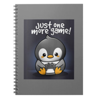 Caderno Espiral Pinguim