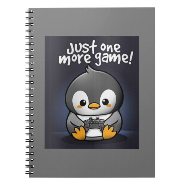 Caderno Espiral Pinguim (Frente)