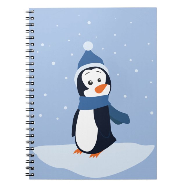 Caderno Espiral Pinguim (Frente)