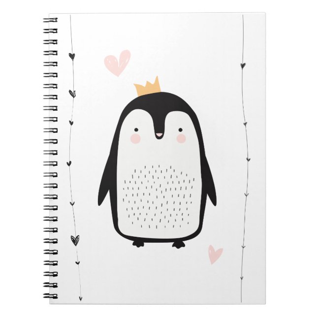 Caderno Espiral Pinguim (Frente)