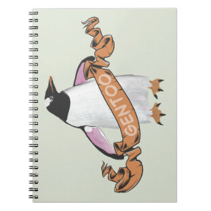 Caderno Espiral Pinguim Gentoo