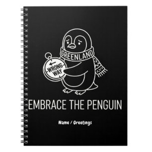 Caderno Espiral Pinguim Perdido da Groenlândia Embrasa da Maneira