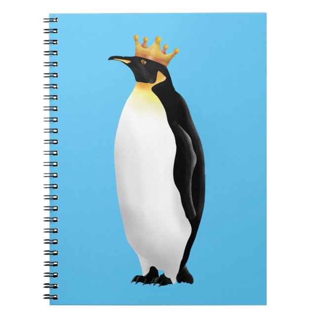 Caderno Espiral Pinguim-rei (Frente)