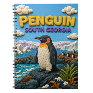 Caderno Espiral Pinguim South Georgia Moderno KlayKoo