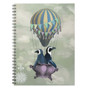 Caderno Espiral Pinguins voadores 2