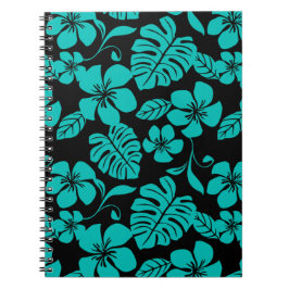 CADERNO ESPIRAL PINK BIKINI (PRETO/TEAL)