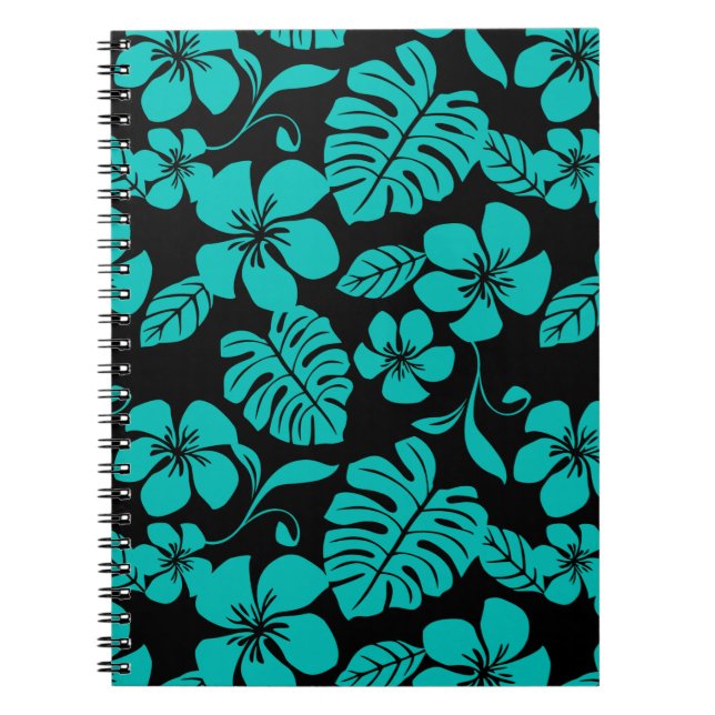 CADERNO ESPIRAL PINK BIKINI (PRETO/TEAL) (Frente)