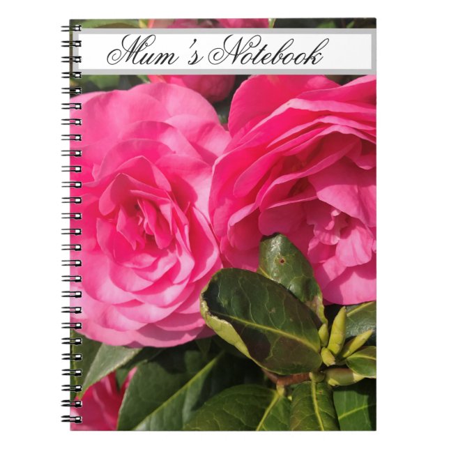 Caderno Espiral Pink Camellia (Frente)