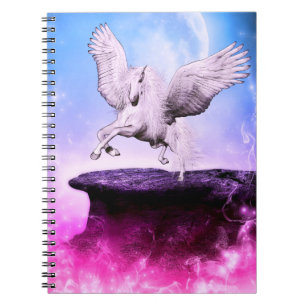 Caderno Espiral Pink Fantasy Unicorn
