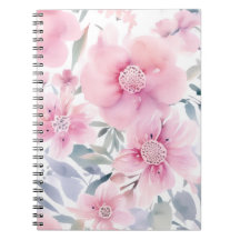 Pink Floral Watercolor 