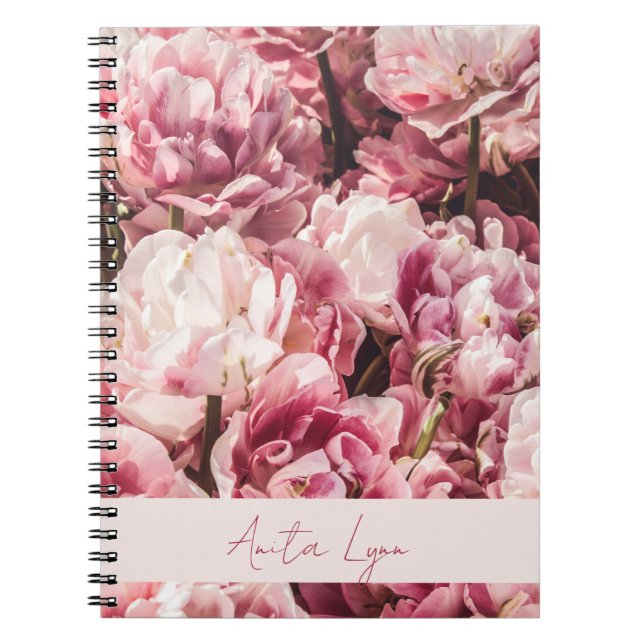 Caderno Espiral Pink Peony (Frente)