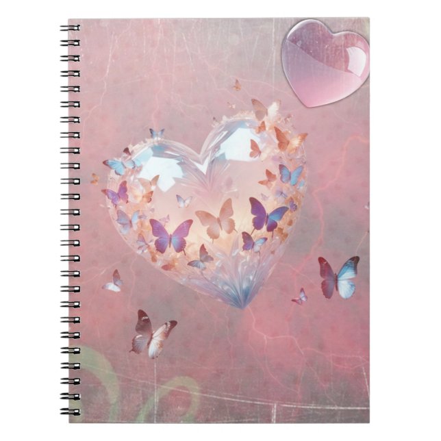 Caderno Espiral Pink Sweet Dreams Spiral Photo Notebook (Frente)