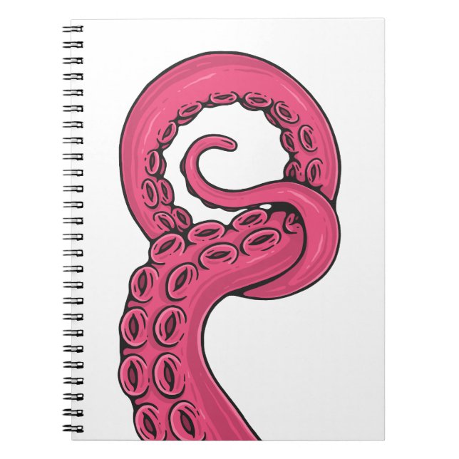 Caderno Espiral Pink Tentacle (Frente)