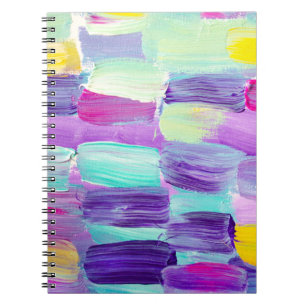 Caderno Espiral Pintado com abstrato criativo, wallpap