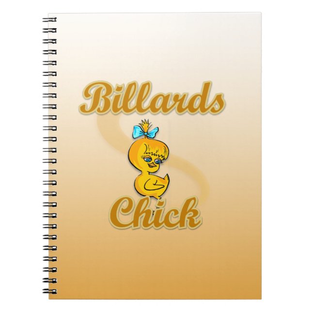 Caderno Espiral Pintinho Billiards (Frente)