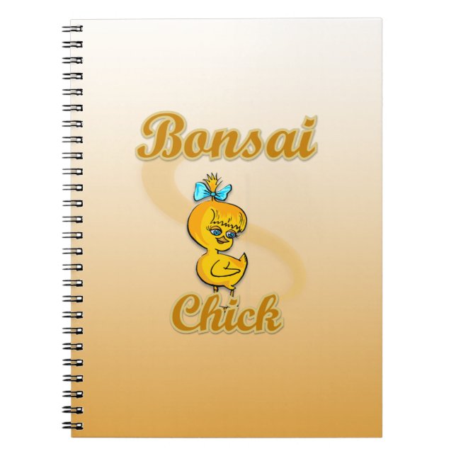 Caderno Espiral Pintinho Bonsai (Frente)