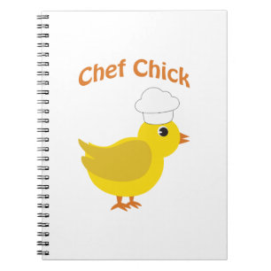 Caderno Espiral Pintinho Chef