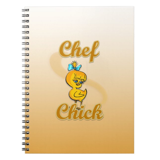 Caderno Espiral Pintinho Chef (Frente)