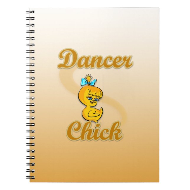 Caderno Espiral Pintinho Dancer (Frente)