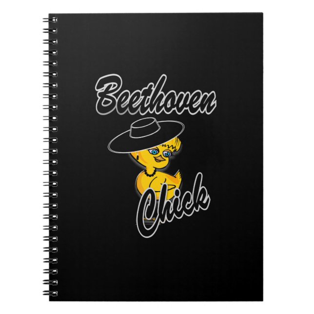 Caderno Espiral Pintinho de Beethoven nº 4 (Frente)