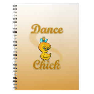 Caderno Espiral Pintinho de dança