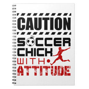 Caderno Espiral Pintinho de futebol com adolescentes engraçadas de