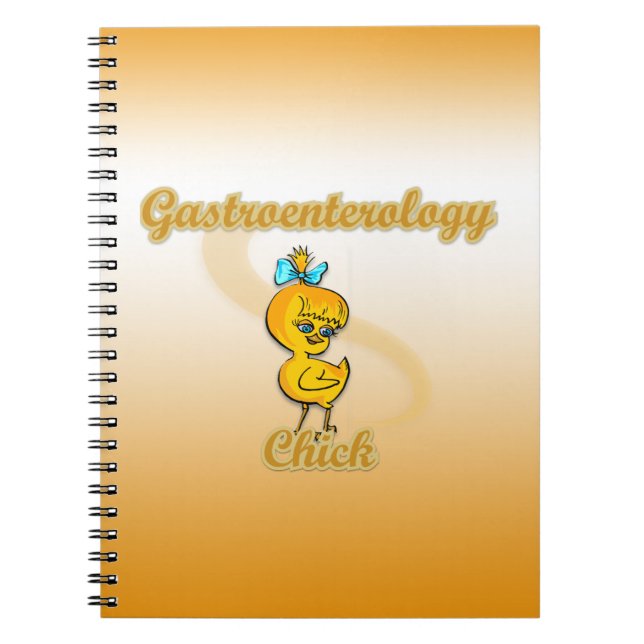 Caderno Espiral Pintinho de gastroenterologia (Frente)