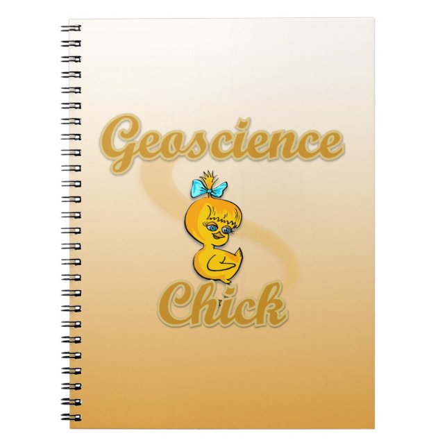 Caderno Espiral Pintinho de Geociências (Frente)