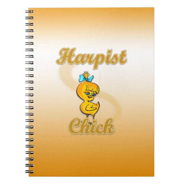 Caderno Espiral Pintinho de Harpist (Frente)