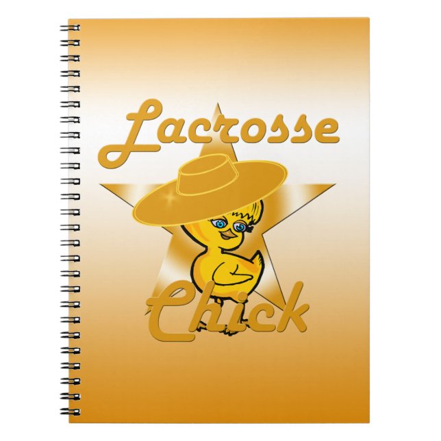 Caderno Espiral Pintinho de Lacrosse (Frente)