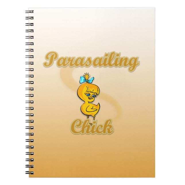 Caderno Espiral Pintinho de Paraseamento (Frente)