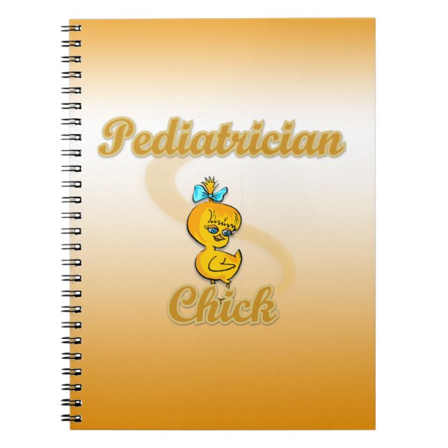 Caderno Espiral Pintinho de pediatra (Frente)