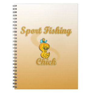 Caderno Espiral Pintinho de Pesca desportiva