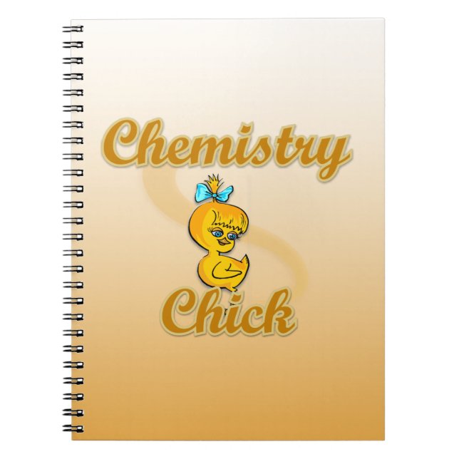 Caderno Espiral Pintinho de Química (Frente)