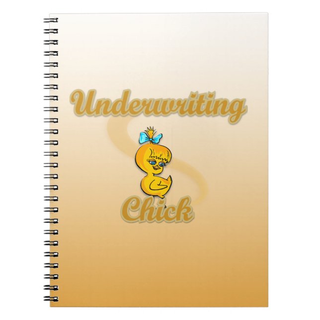 Caderno Espiral Pintinho de subscrição (Frente)