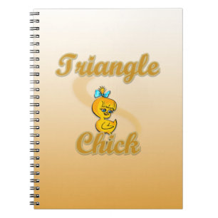 Caderno Espiral Pintinho de triângulo