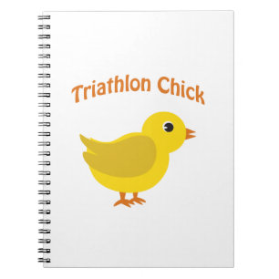 Caderno Espiral Pintinho de Triathlon