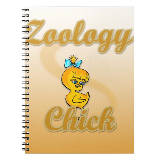Caderno Espiral Pintinho de Zoologia (Frente)
