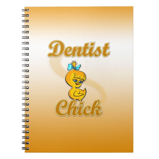 Caderno Espiral Pintinho Dentista (Frente)