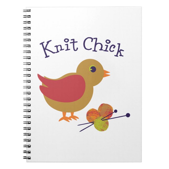 Caderno Espiral Pintinho do kit (Frente)