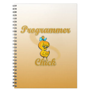 Caderno Espiral Pintinho do programador