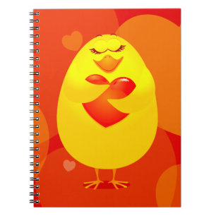 Caderno Espiral Pintinho doce, notebook