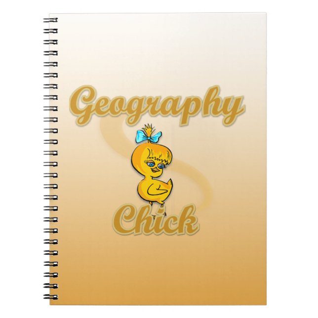 Caderno Espiral Pintinho geográfico (Frente)