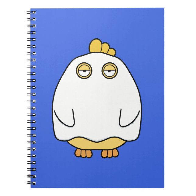 Caderno Espiral Pintinho Ghost Grumpy (Frente)